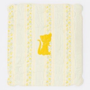 Vintage Yellow Cat Baby Quilt
